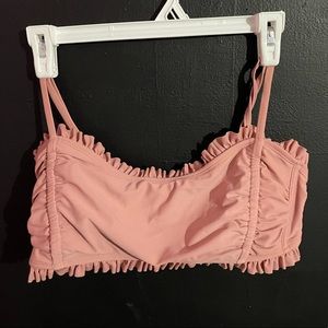 Pink bikini top